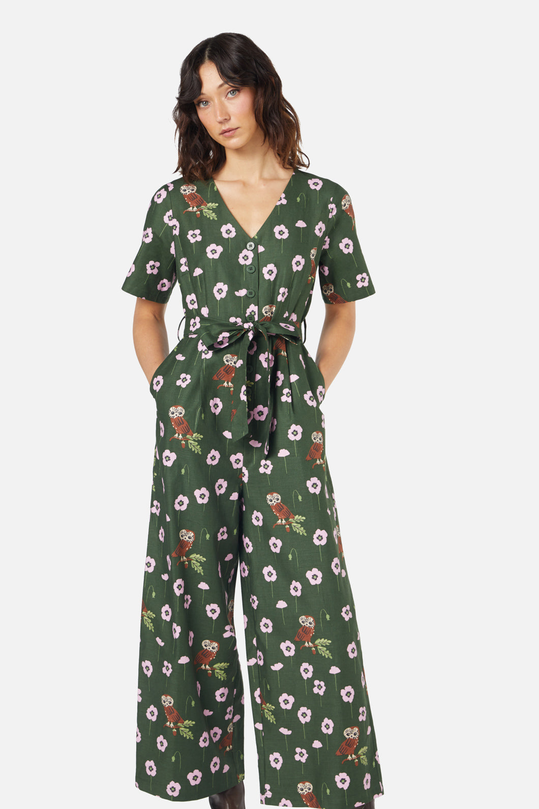  Poppy Owl Jumpsuit