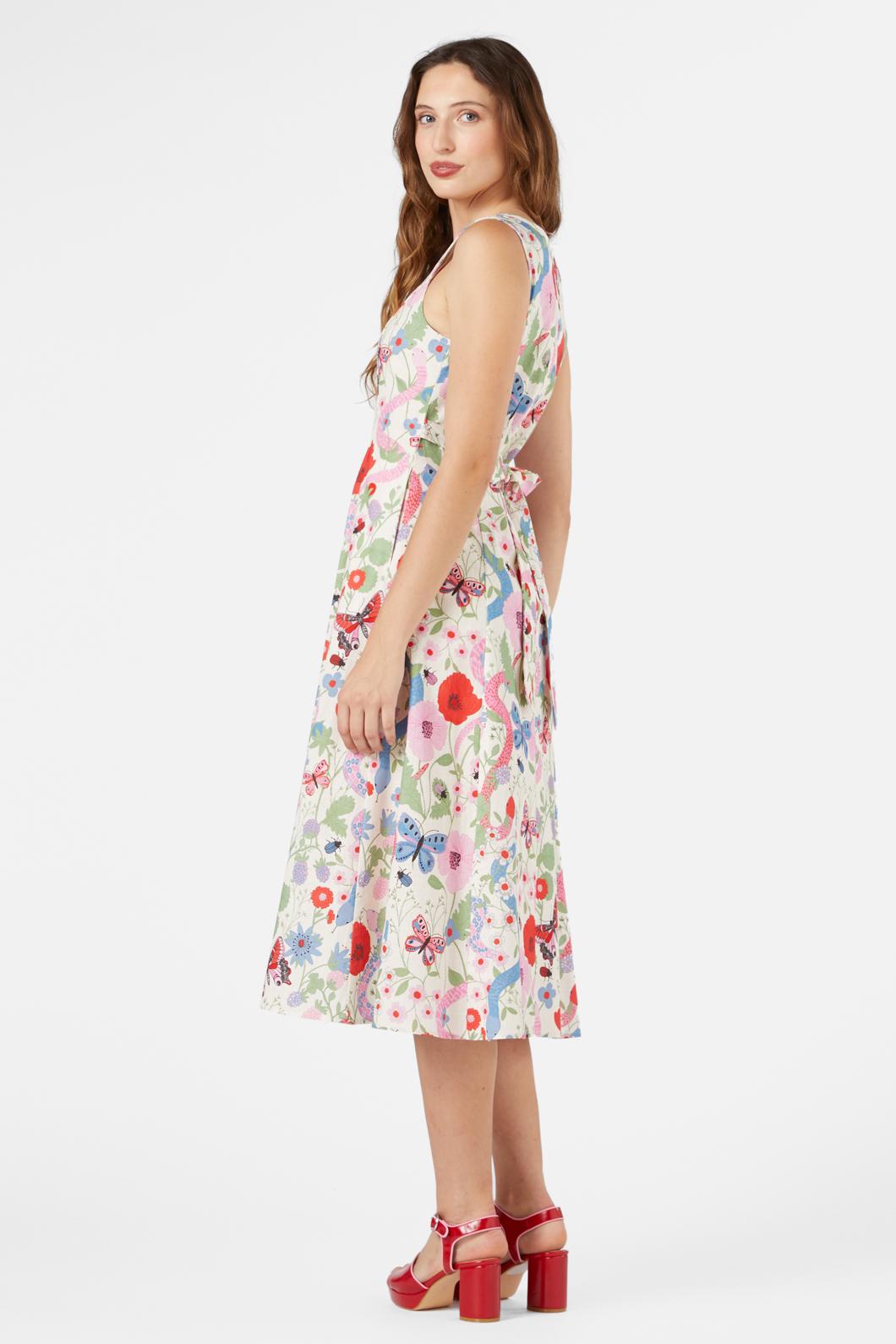  Luna Snake Midi Dress
