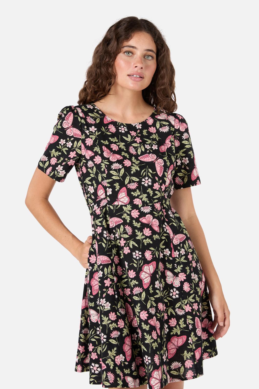  Yvette Butterfly Mini Dress
