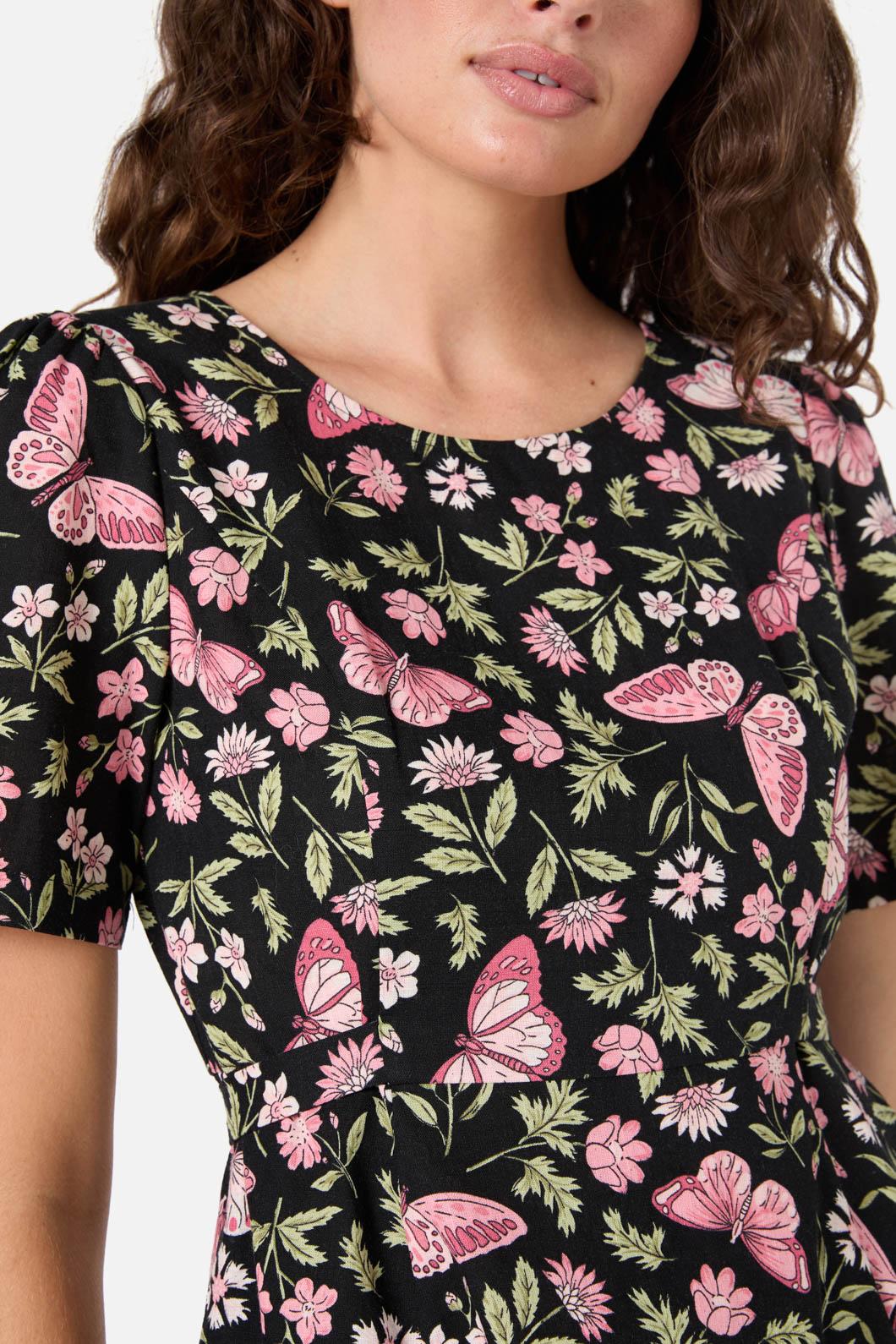  Yvette Butterfly Mini Dress