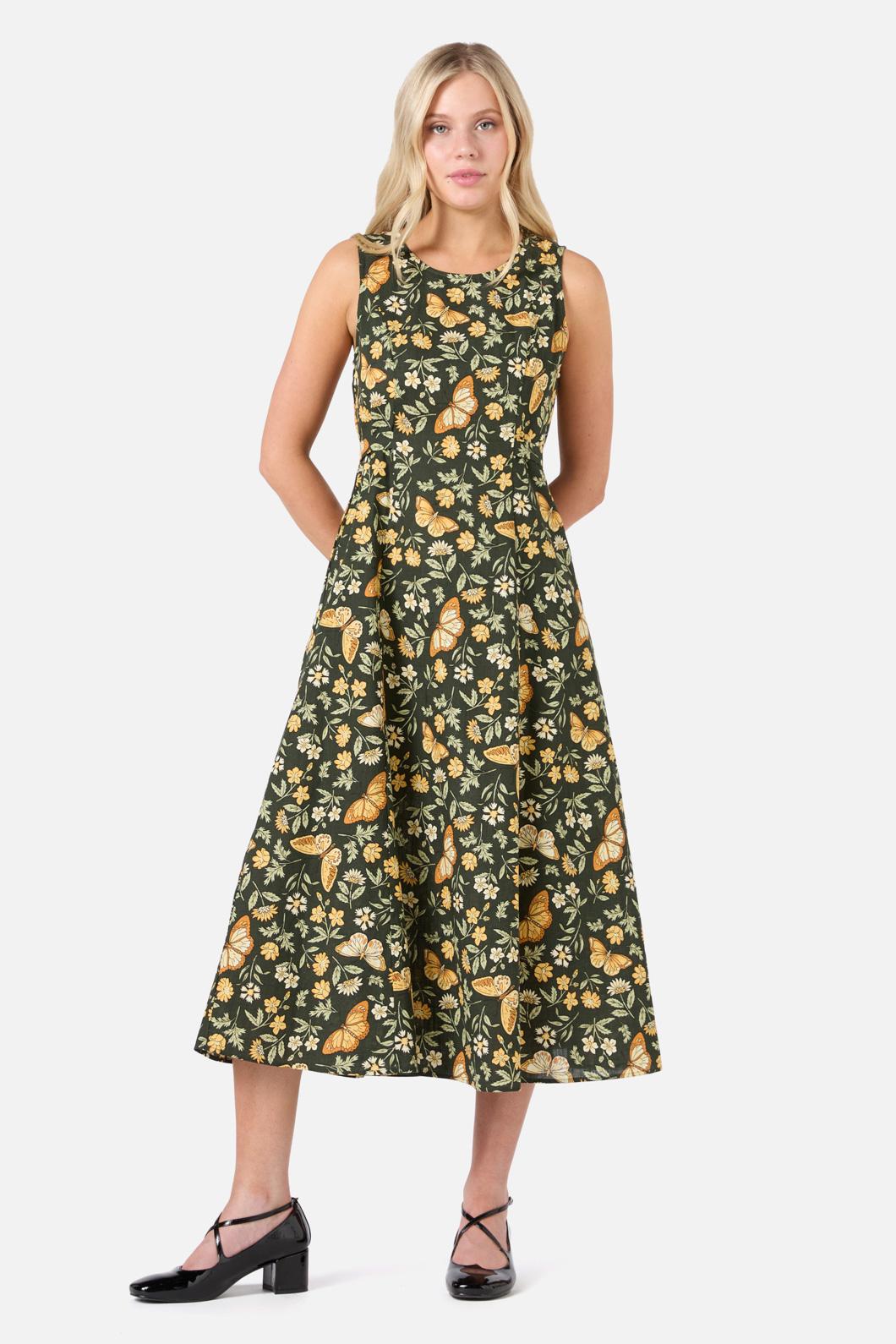  Yvette Butterfly Midi Dress