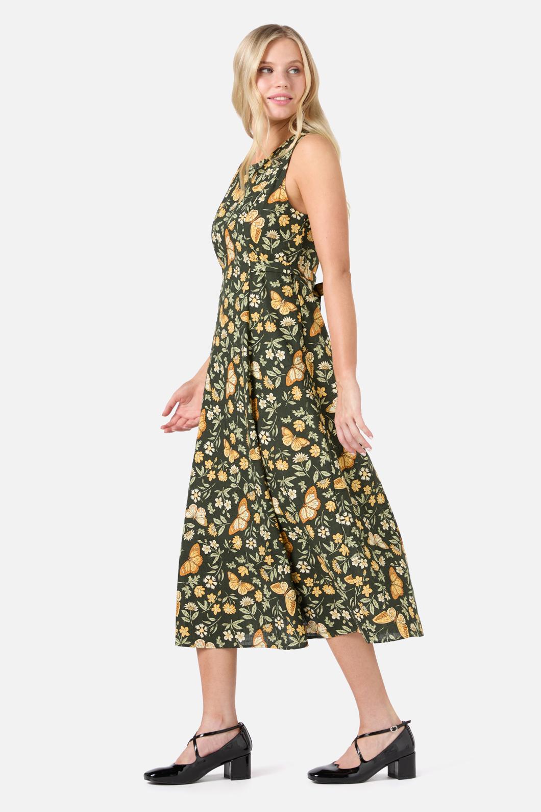  Yvette Butterfly Midi Dress