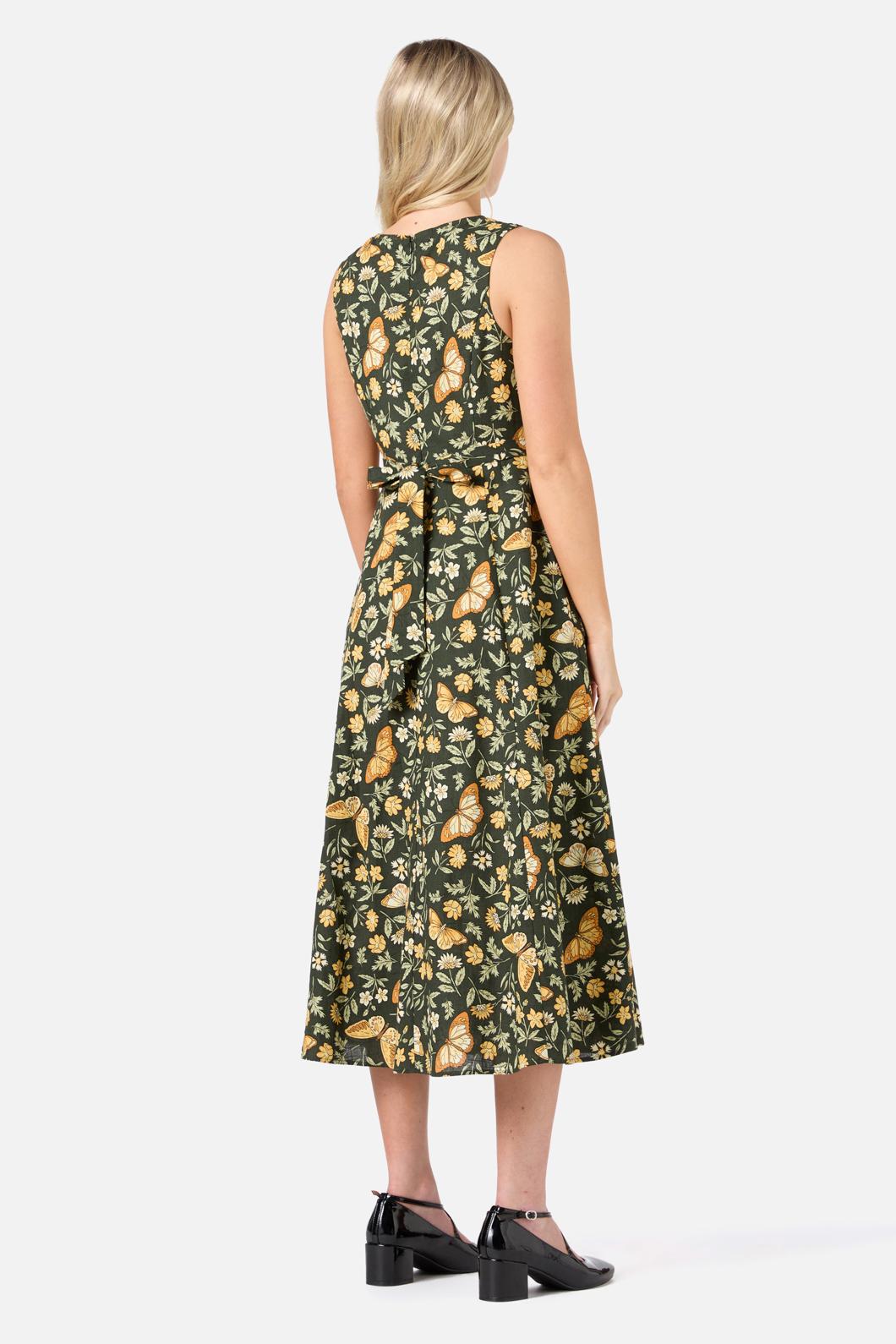  Yvette Butterfly Midi Dress