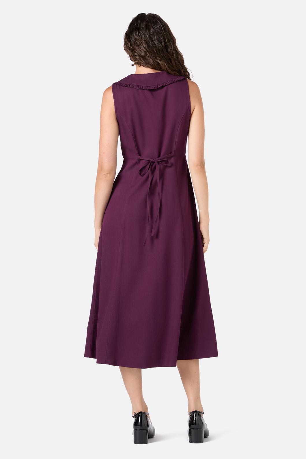  Dorothy Collared Midi Dress