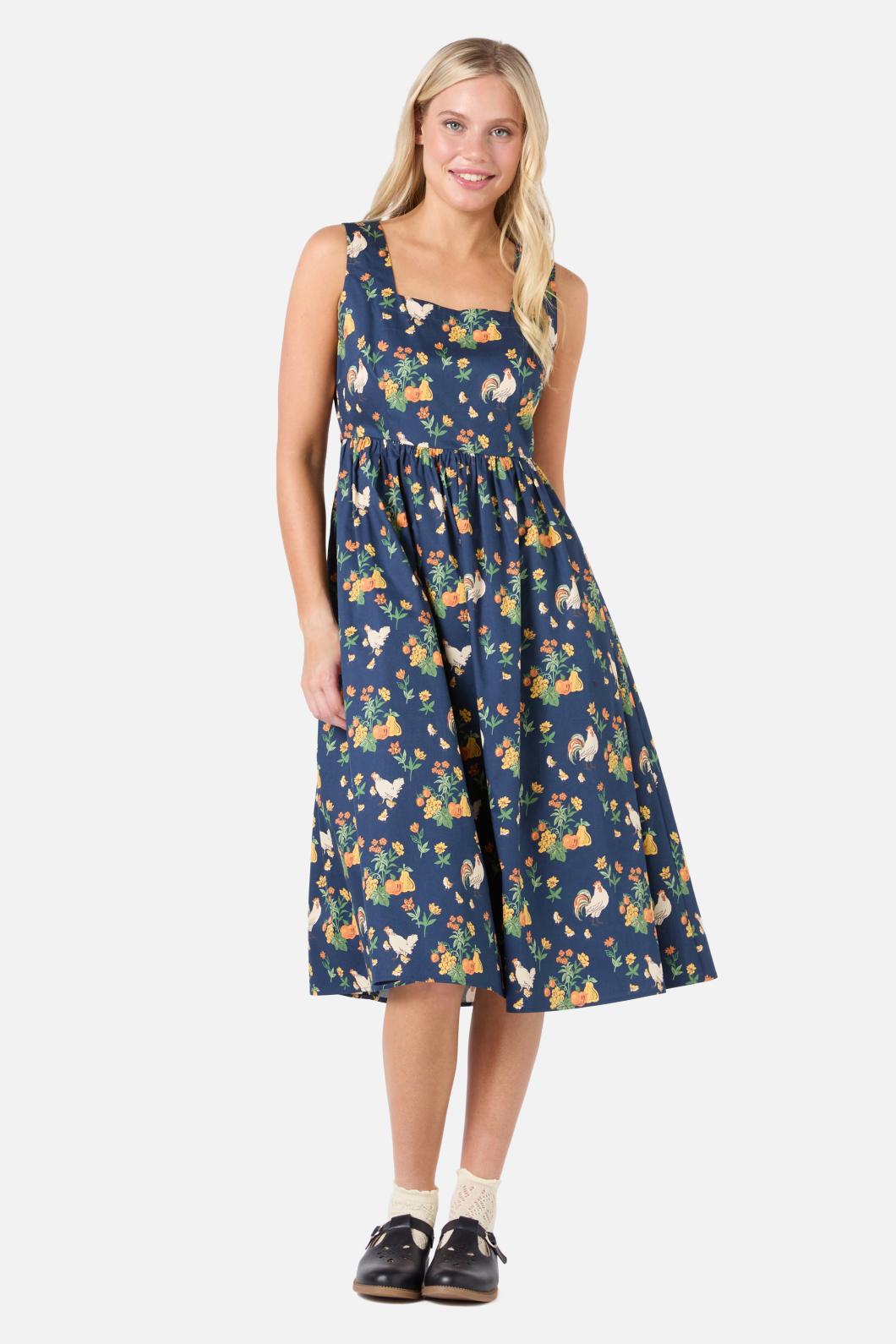  Chickens Midi Dress
