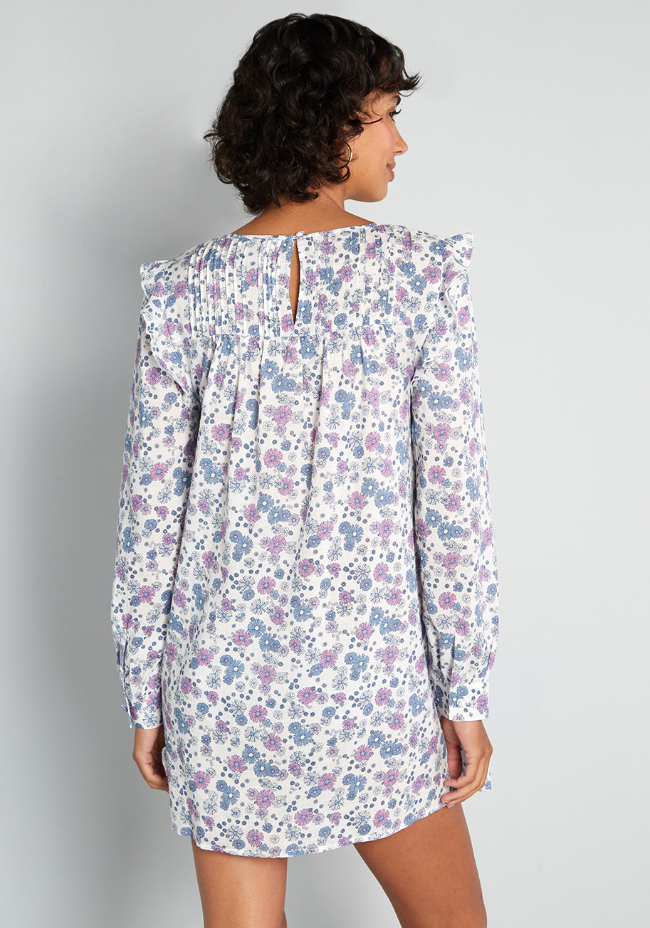  Prairie Doll Mini Dress