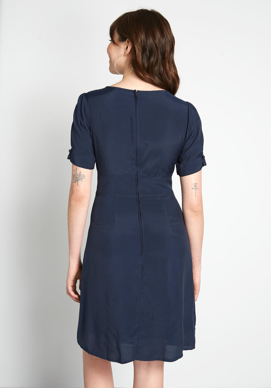  The Keyhole Story A-line Dress